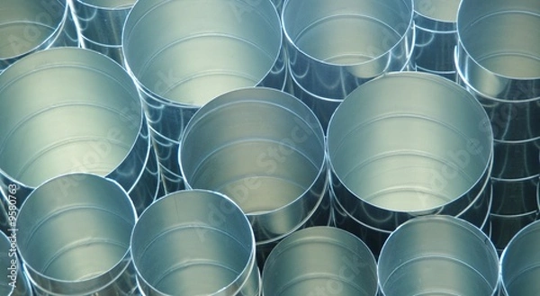 Obraz röhren, metall silber