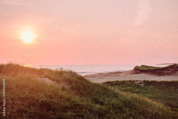 Obraz sunset over the sea