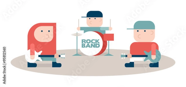 Obraz Rock band
