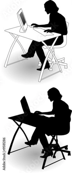 Fototapeta Secrétaire