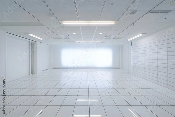 Obraz Light color is the future building space ground