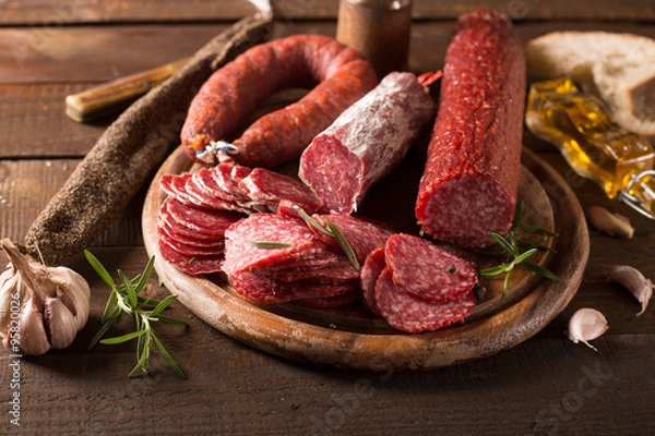 Obraz various sausage