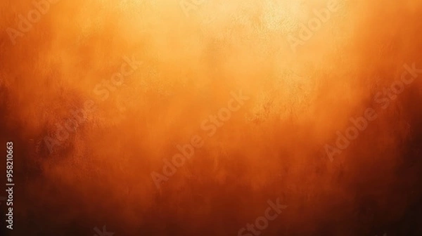 Obraz Abstract image featuring a smooth gradient texture in vibrant orange tones, creating a warm and dynamic background.