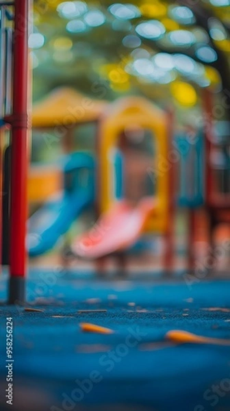 Obraz Blurred playground background