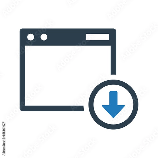 Obraz website download icon