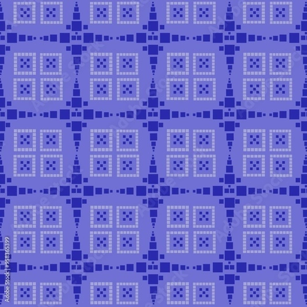Obraz Blue seamless background pattern wallpaper