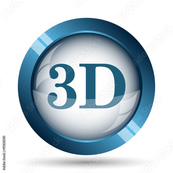Fototapeta 3D icon