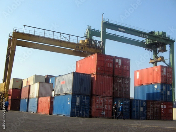 Obraz container terminal