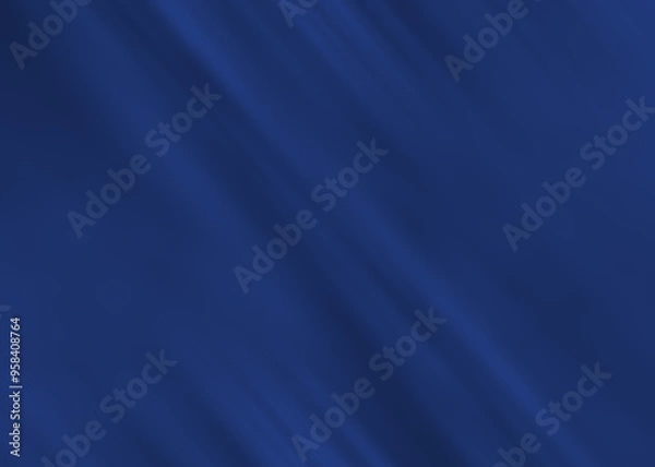 Fototapeta blue satin fabric The blue background has a pattern of diagonal lines. The picture looks fluid.