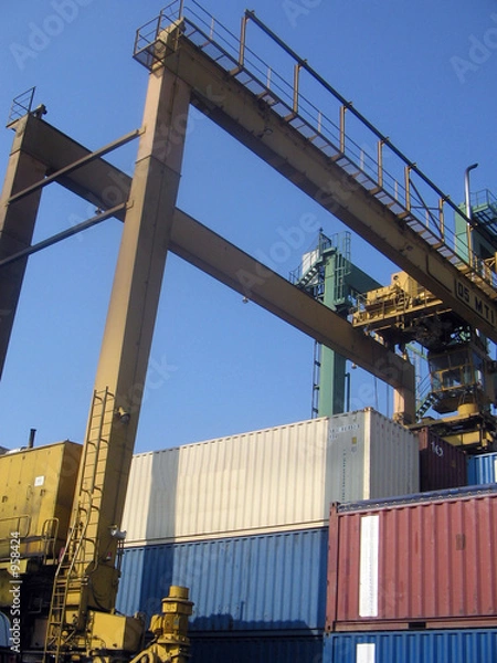 Obraz crane at container terminal