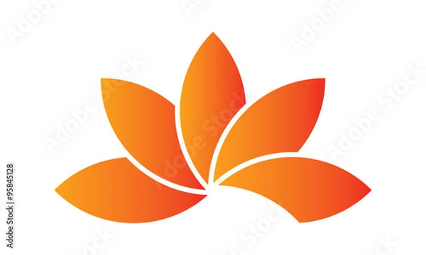 Obraz Fleur Lotus orange