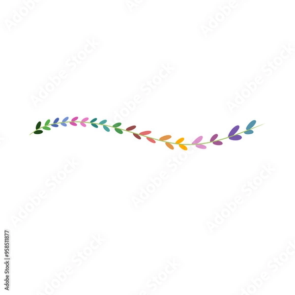 Obraz Colorful flowers, colorful, ivy, decorative
