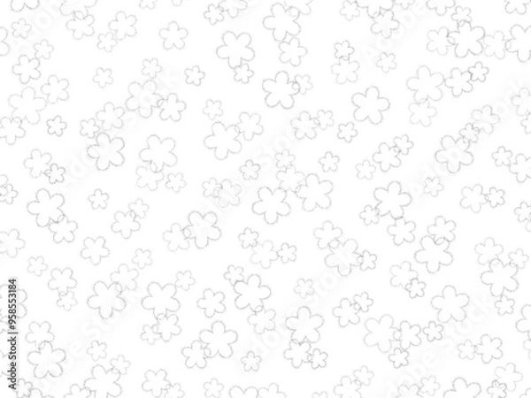 Obraz 花のエフェクト背景②黒