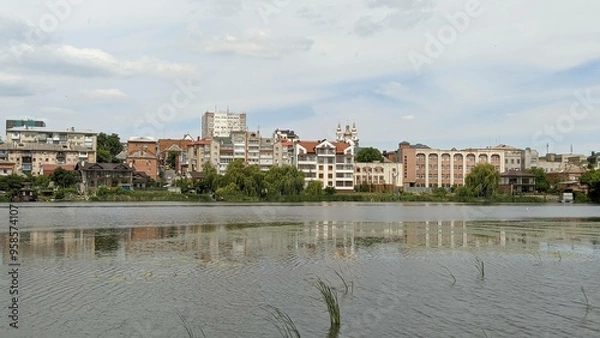 Fototapeta River city