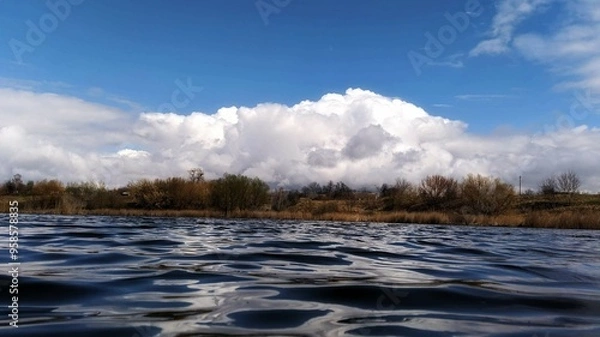 Fototapeta landscape with river