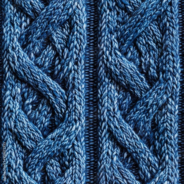 Fototapeta Seamless texture of knitted fabric. Wallpaper paper for scrapbooking textures.