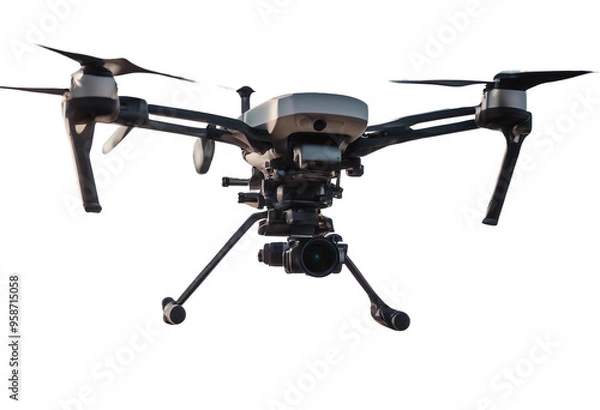 Fototapeta Drone isolated on transparent background background