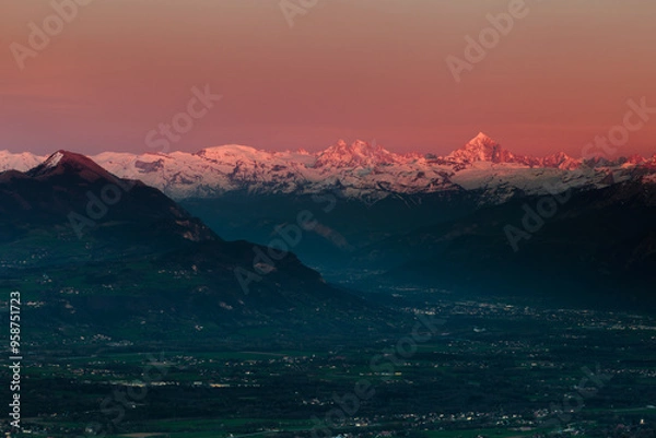 Fototapeta Vallée de l'arve