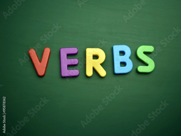 Obraz verbs concept