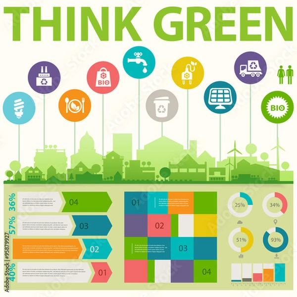 Obraz Utility infographics