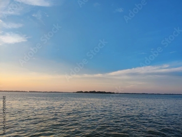 Obraz sunset over the ocean