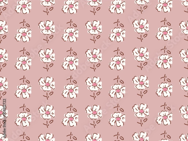 Fototapeta SPRIG SEAMLESS PATTERN IN  EDITABLE FILE