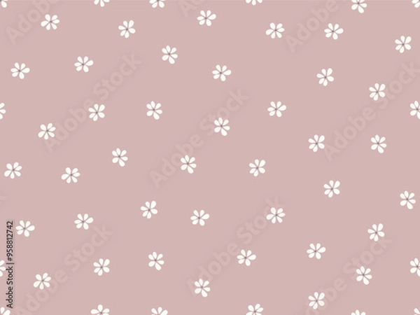 Obraz SPRIG SEAMLESS PATTERN IN  EDITABLE FILE
