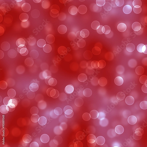 Obraz Red bokeh background