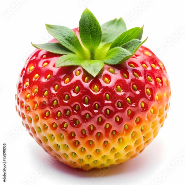 Fototapeta a close up of a fruit with white background