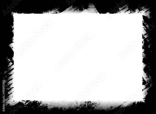 Obraz grunge black frame