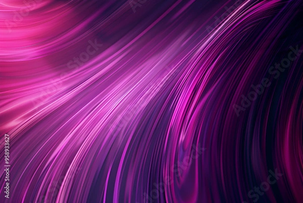 Fototapeta Purple color with templates metal texture soft lines tech gradient abstract diagonal background, Neon light rays background with blue and purple glowing lines, with a motion effect. Abstract futurist
