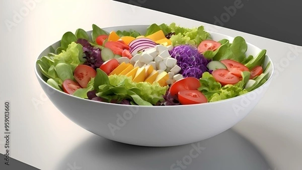 Obraz salad with vegetables