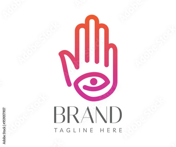 Obraz Hand logo icon design template elements. Usable for Branding and Business Logos.

