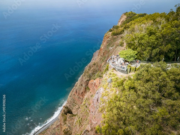 Fototapeta Cabo Girão - viewpoint located along the southern coast of the Madeira Island