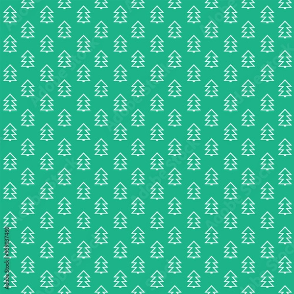 Obraz seamless pattern with christmas tree