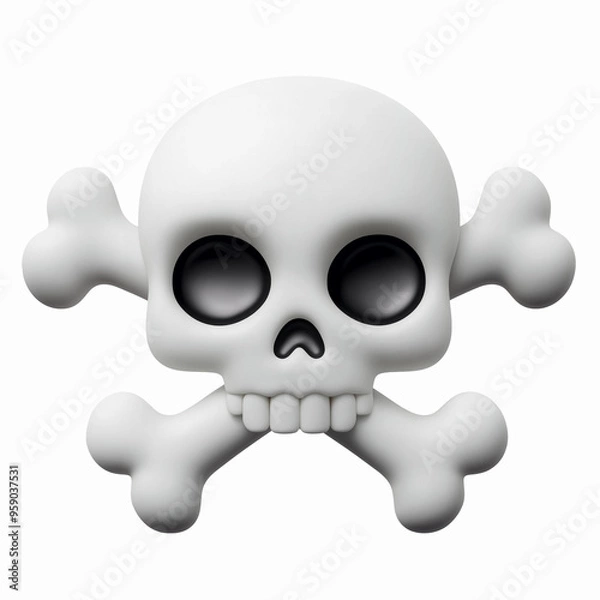 Obraz skull and crossbones