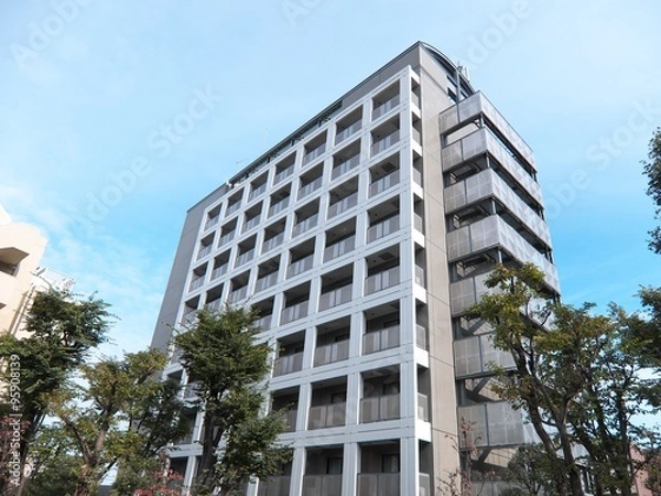 Obraz 青空とマンション