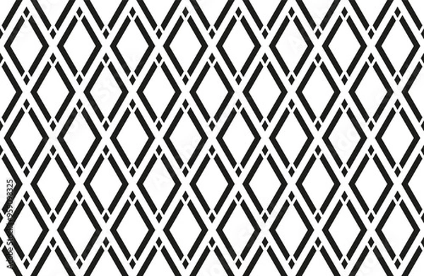 Fototapeta Abstract Seamless Geometric Diamonds Pattern. 