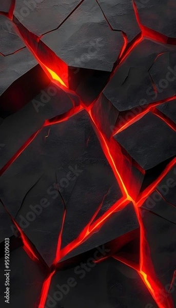 Obraz Fire Stones Background