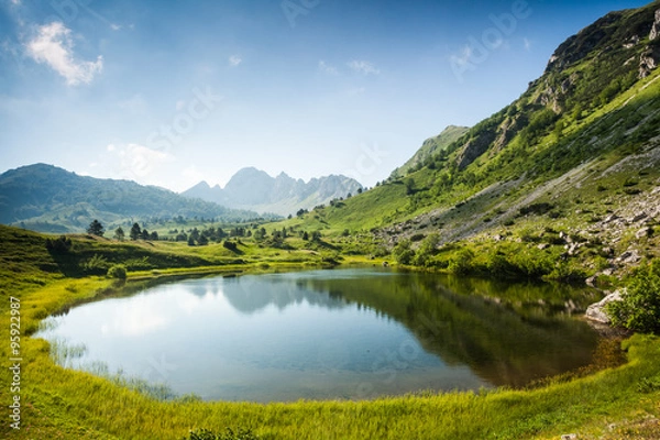 Obraz Mountain Lake latem