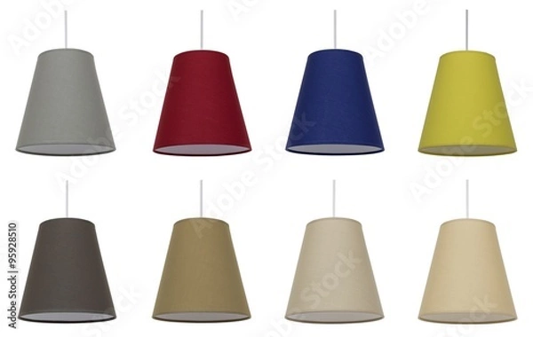 Obraz  Lampshades Collage.   Decor.