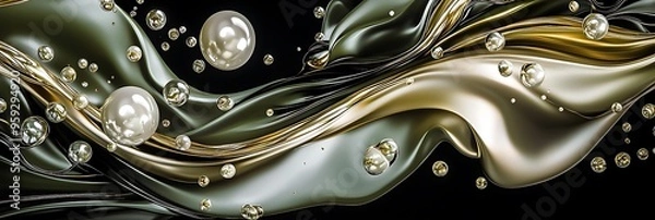 Fototapeta abstract background with surreal objects