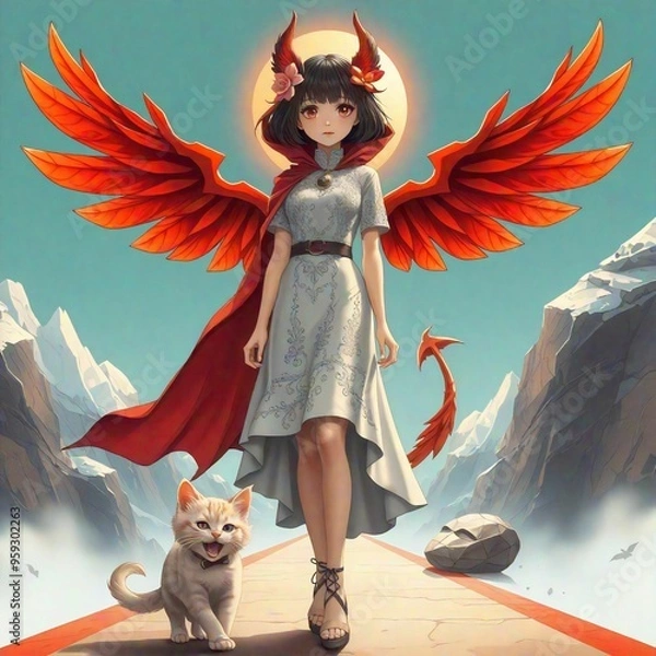 Fototapeta お嬢様の御通りです。