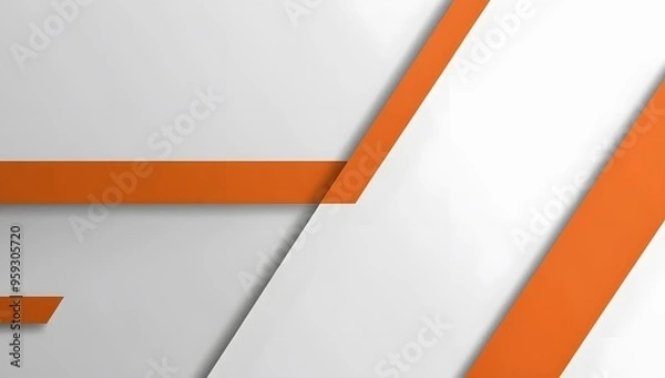 Fototapeta minimalist abstract modern background with orange color combination