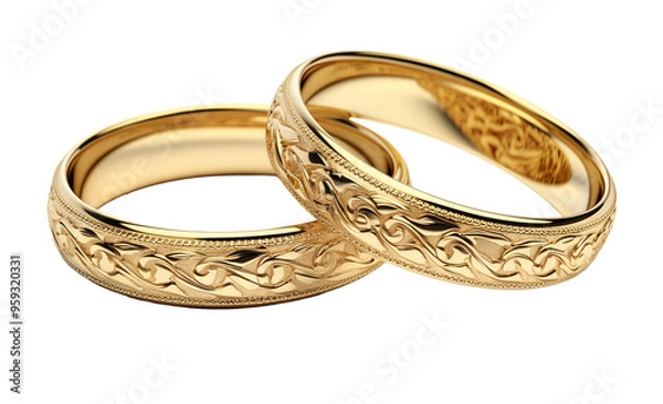 Fototapeta A collection of wedding rings for both men and women, showcasing unique designs that represent eternal love and partnership.