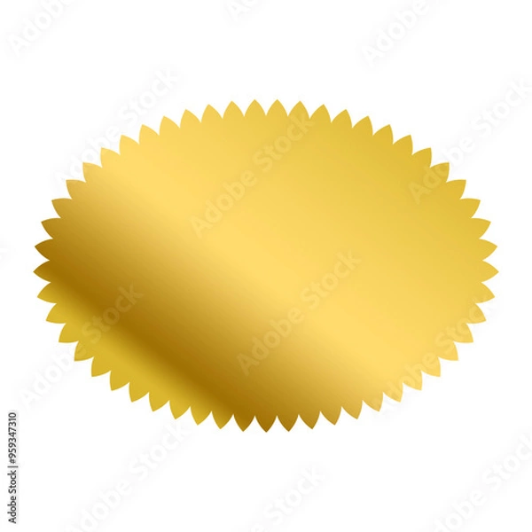 Fototapeta oval seal vector.eps