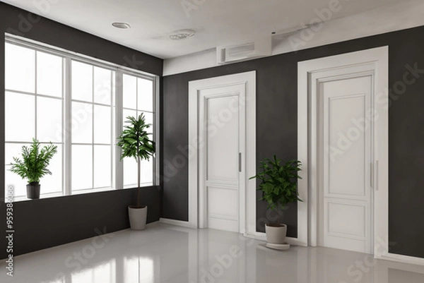 Fototapeta Contemporary Entryway Interior