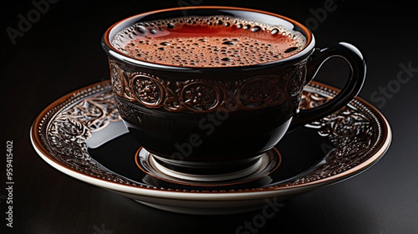 Obraz cup of coffee generative ai