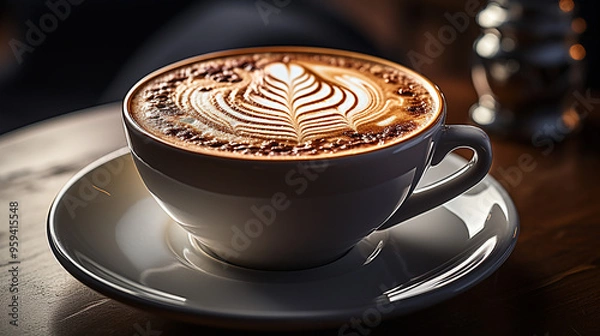 Obraz cup of coffee generative ai