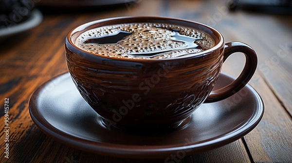 Obraz cup of coffee generative ai